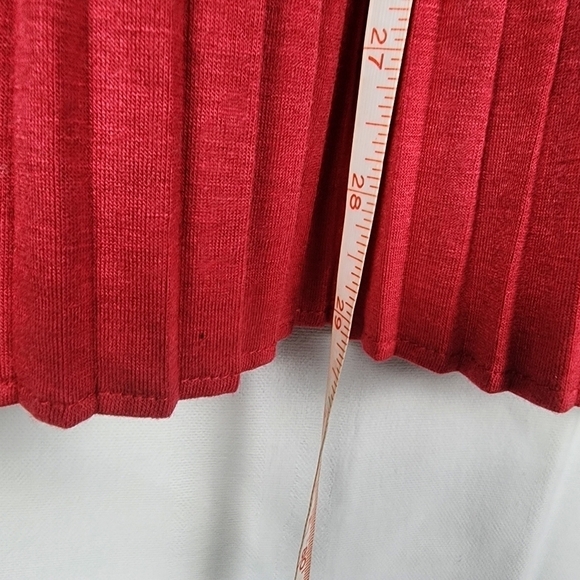 J. Jill ruffle pleated hem long sleeved top size medium - Picture 6 of 6